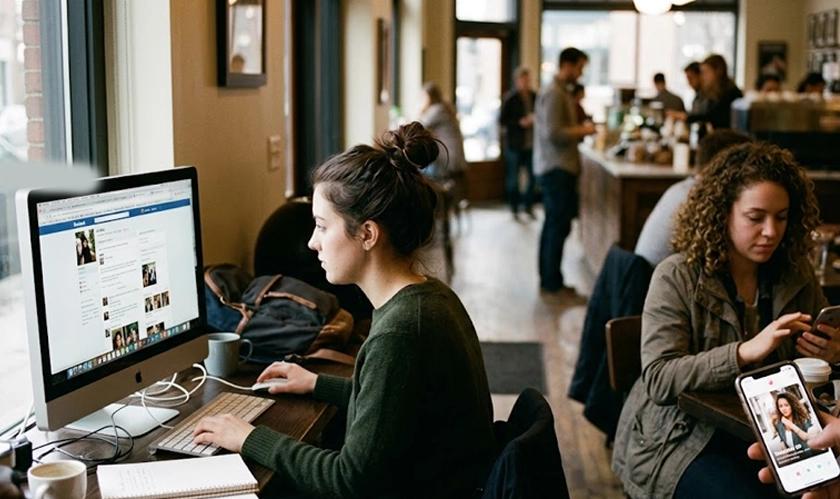 From Desktop Profiles to Swipe Culture